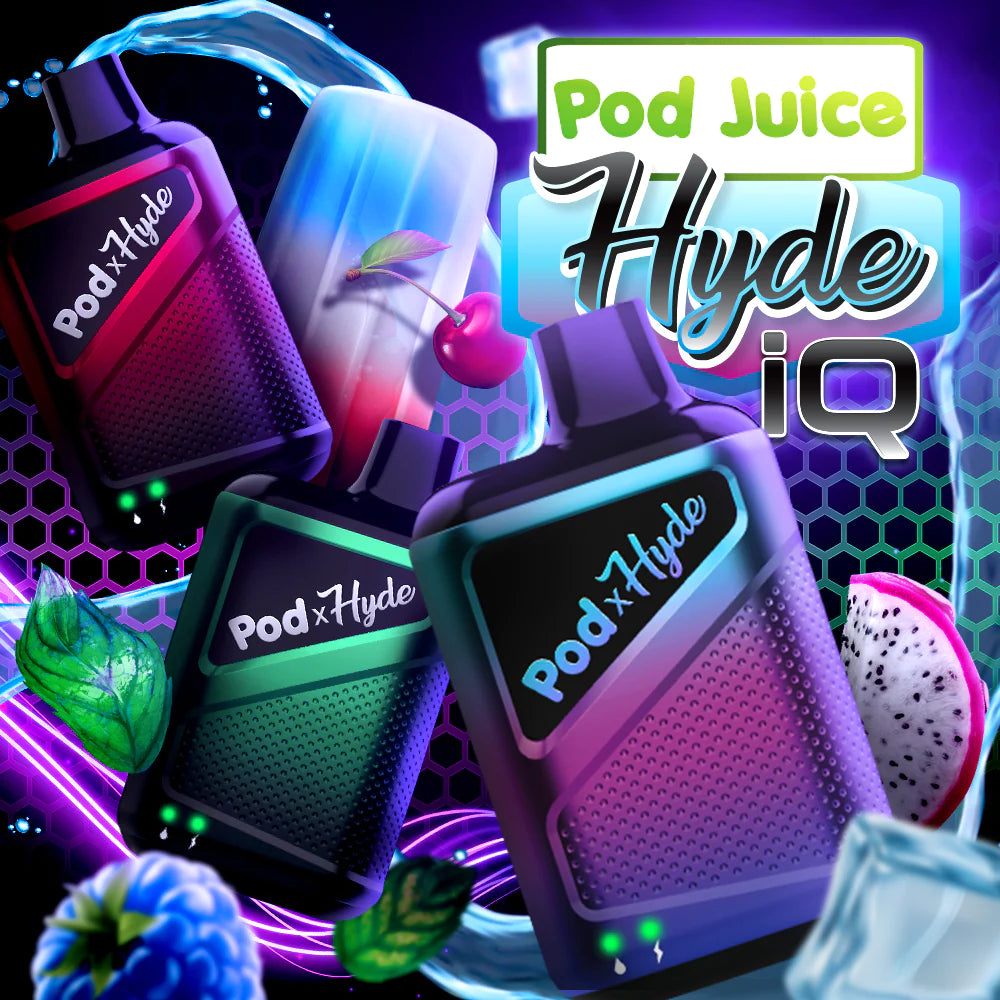 *Pod Juice x Hyde IQ Rechargeable [5000]