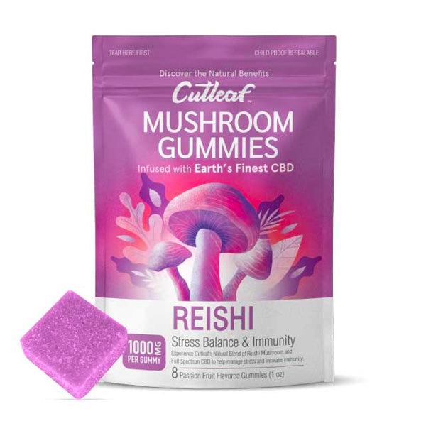 Cutleaf Mushroom Gummies (CBD Infused) [1000mg]