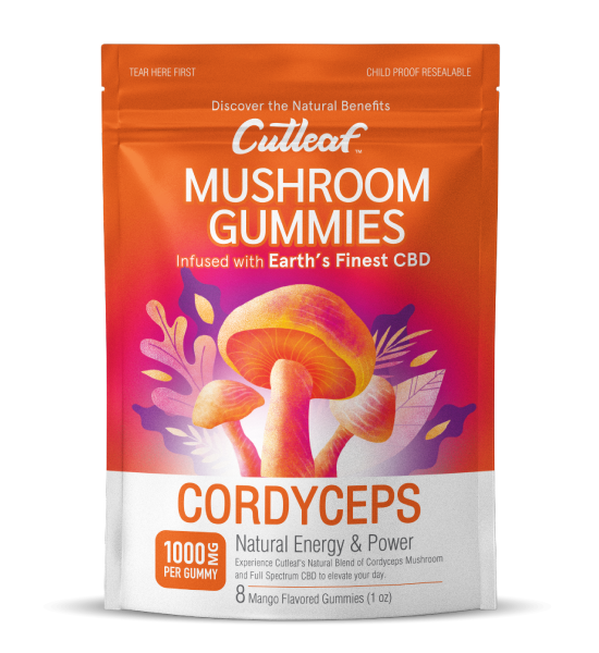 Cutleaf Mushroom Gummies (CBD Infused) [1000mg]