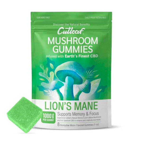 Cutleaf Mushroom Gummies (CBD Infused) [1000mg]