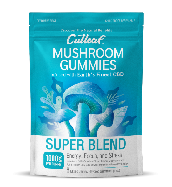 Cutleaf Mushroom Gummies (CBD Infused) [1000mg]